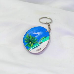 KEY TAG HAND PAINTED