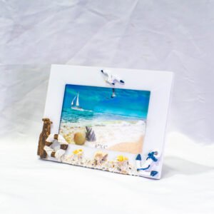 SAILBOAT PHOTO FRAME HORIZONTAL 6"