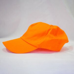 CAP  COTTON ORANGE PLAIN ..