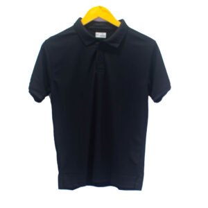 T-SHIRT BLACK 23 COLLAR POLO T900 SHORT SLEEVE XS